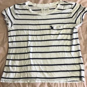 striped blue and white top!